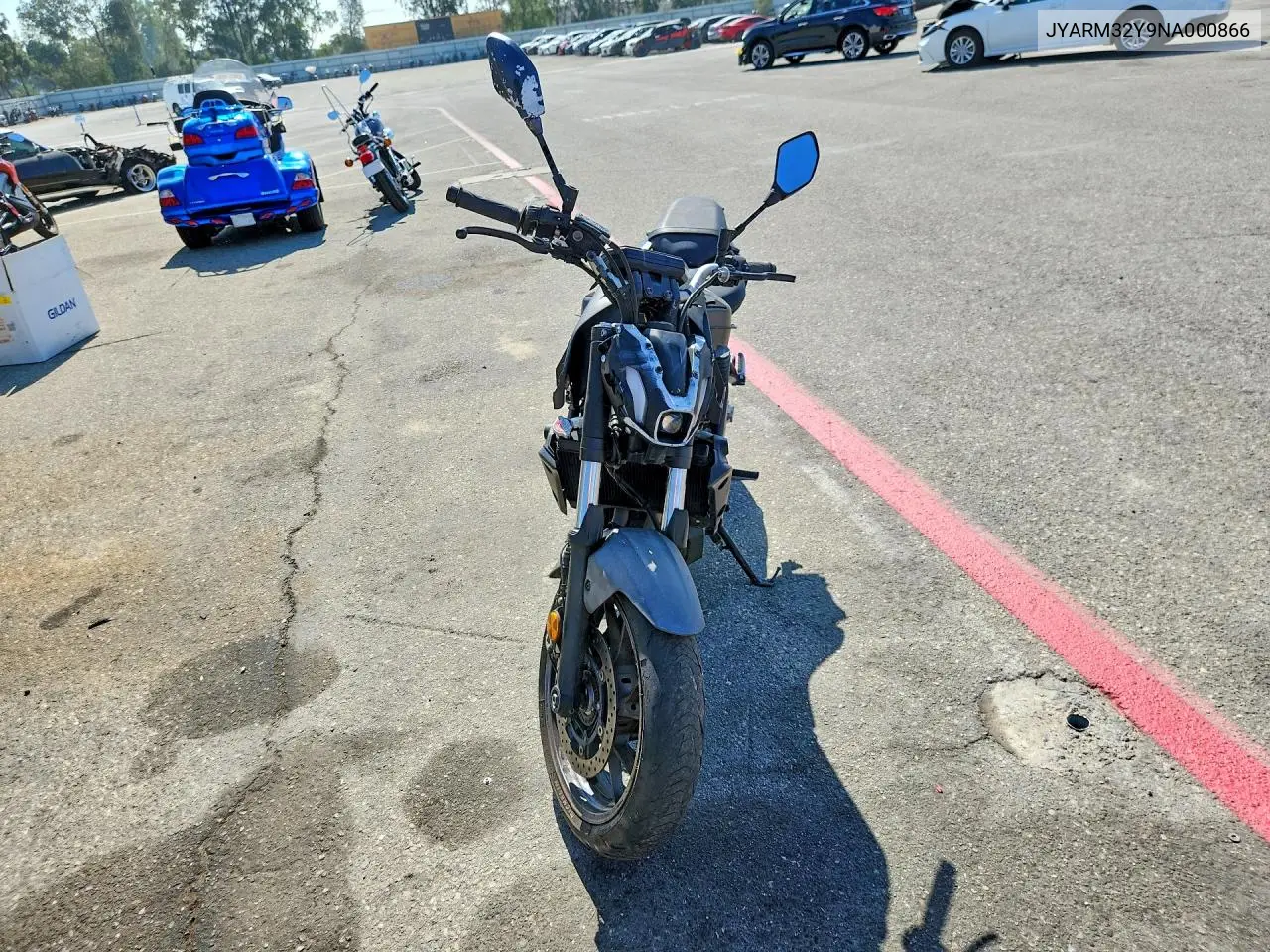2022 Yamaha Mt07 C VIN: JYARM32Y9NA000866 Lot: 55564046
