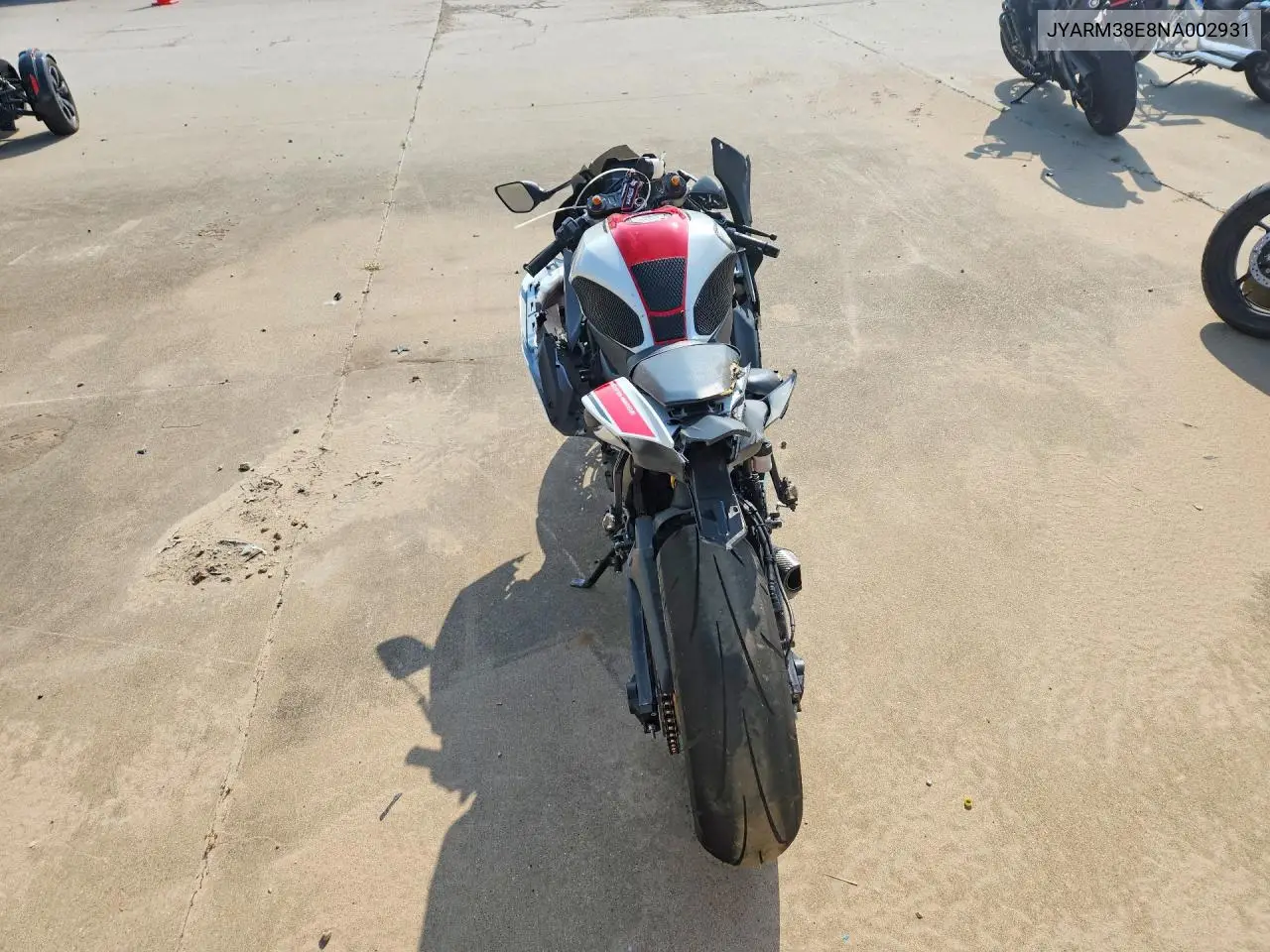 2022 Yamaha Yzfr7 VIN: JYARM38E8NA002931 Lot: 57753856