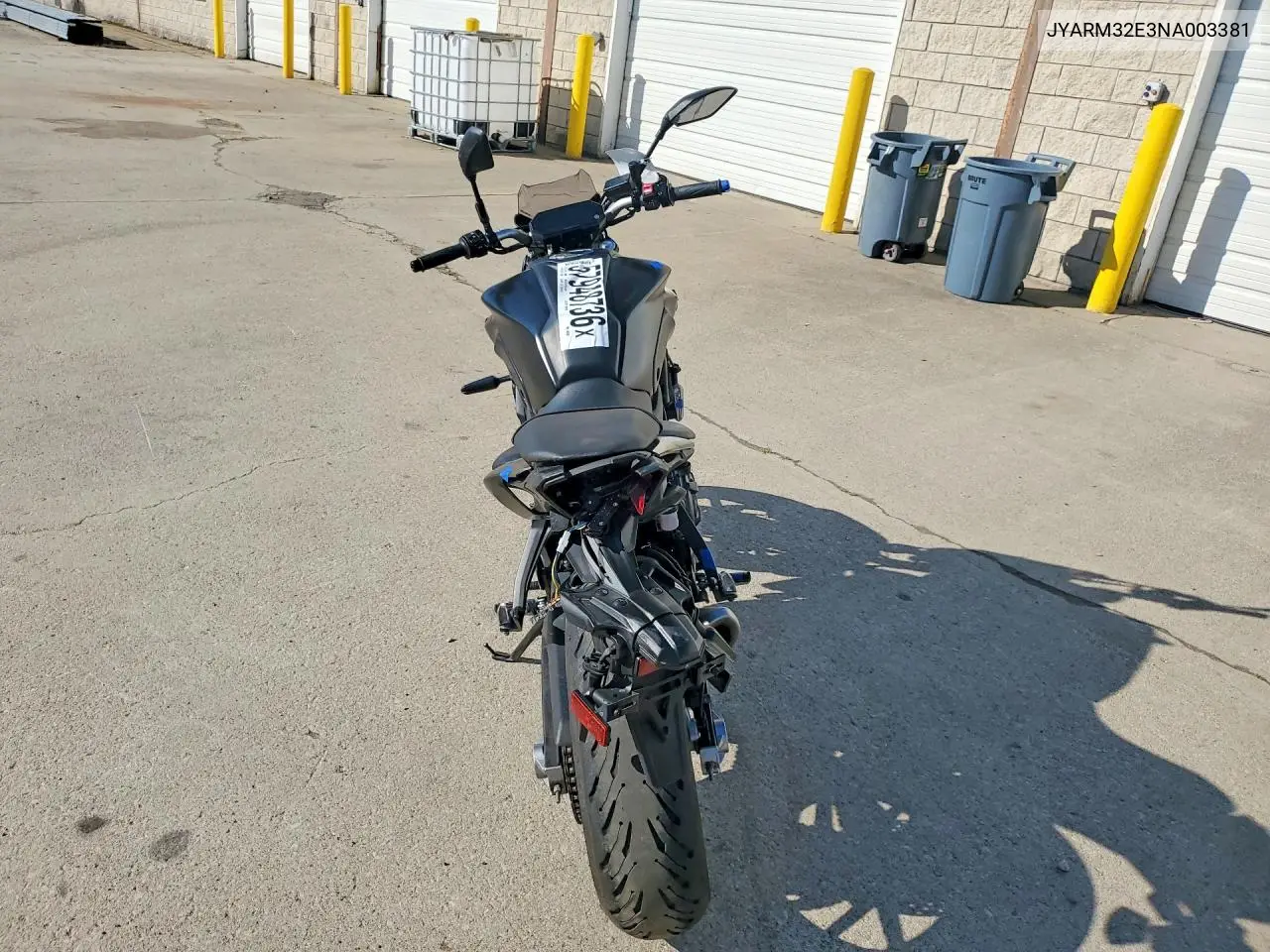 2022 Yamaha Mt07 VIN: JYARM32E3NA003381 Lot: 57948736