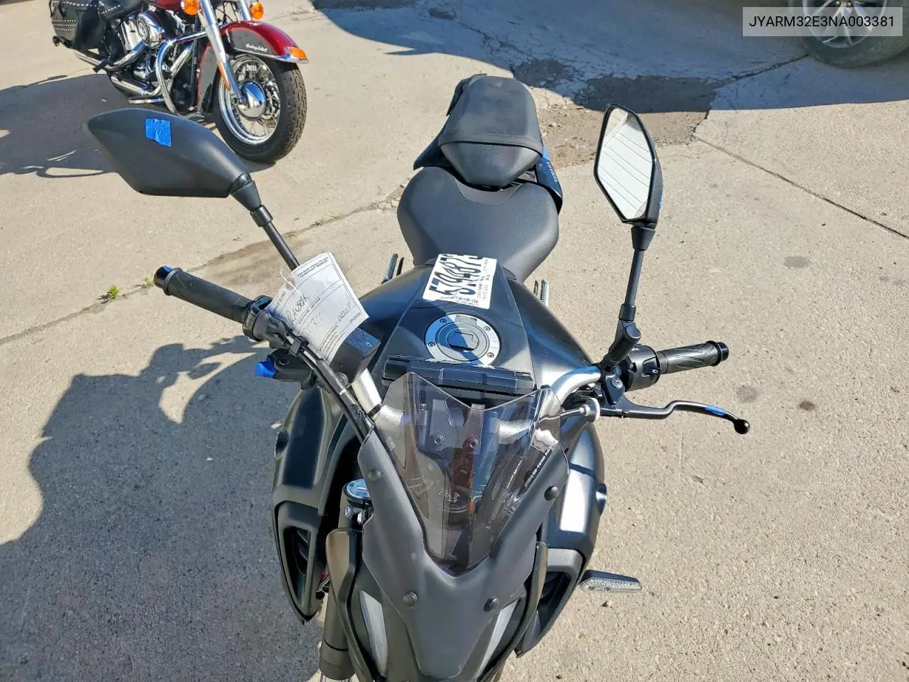 2022 Yamaha Mt07 VIN: JYARM32E3NA003381 Lot: 57948736