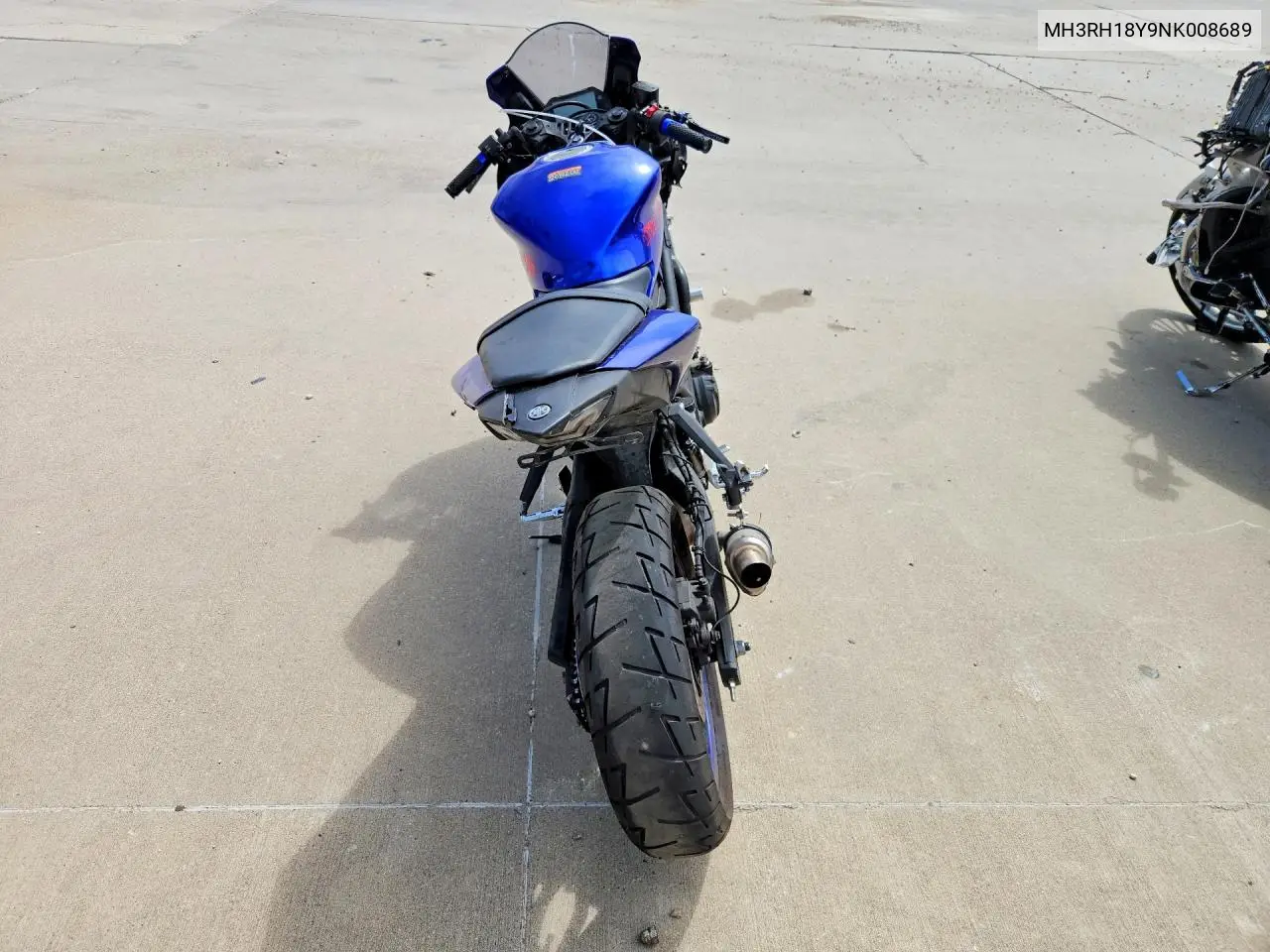 2022 Yamaha Yzfr3 A VIN: MH3RH18Y9NK008689 Lot: 59307376