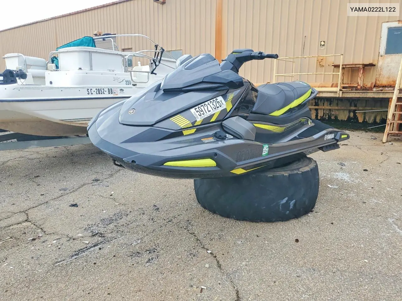 2022 Yamaha Vx Deluxe VIN: YAMA0222L122 Lot: 59721326