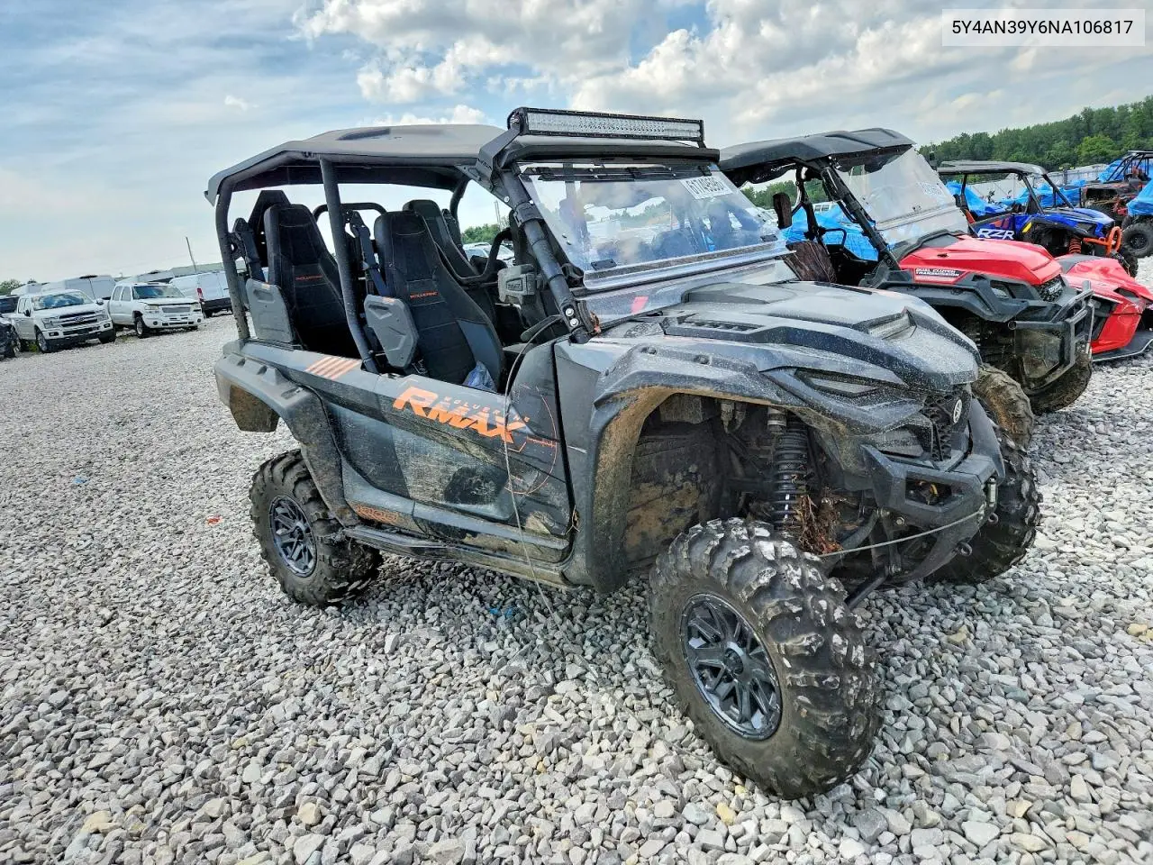 2022 Yamaha Yxe1000 VIN: 5Y4AN39Y6NA106817 Lot: 61749596