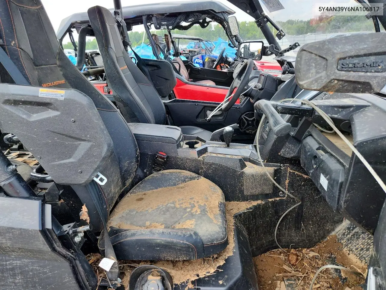 2022 Yamaha Yxe1000 VIN: 5Y4AN39Y6NA106817 Lot: 61749596
