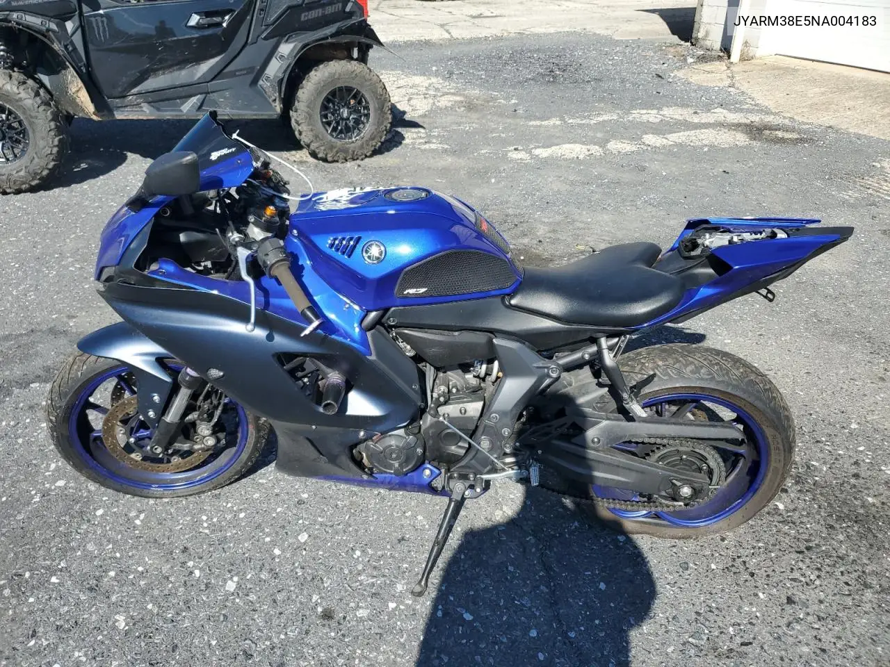 2022 Yamaha Yzfr7 VIN: JYARM38E5NA004183 Lot: 82562545