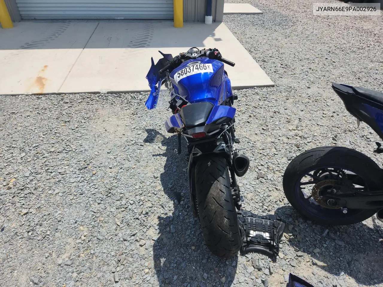 2023 Yamaha Yzfr1 VIN: JYARN66E9PA002926 Lot: 58037466
