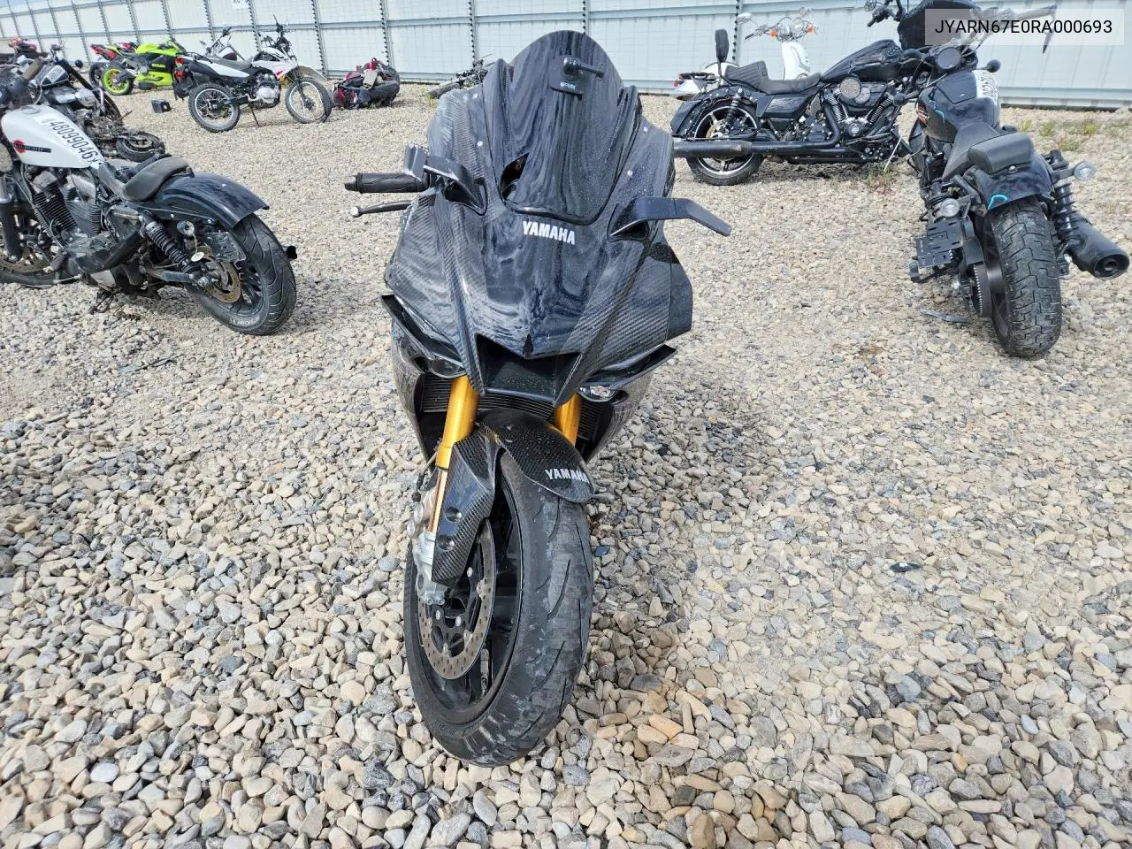 2024 Yama Yzfr1M VIN: JYARN67E0RA000693 Lot: 52425376