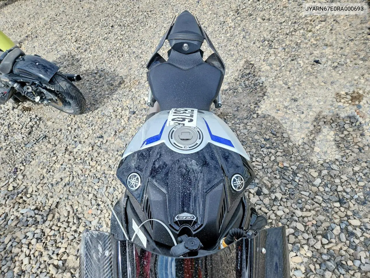 2024 Yama Yzfr1M VIN: JYARN67E0RA000693 Lot: 52425376