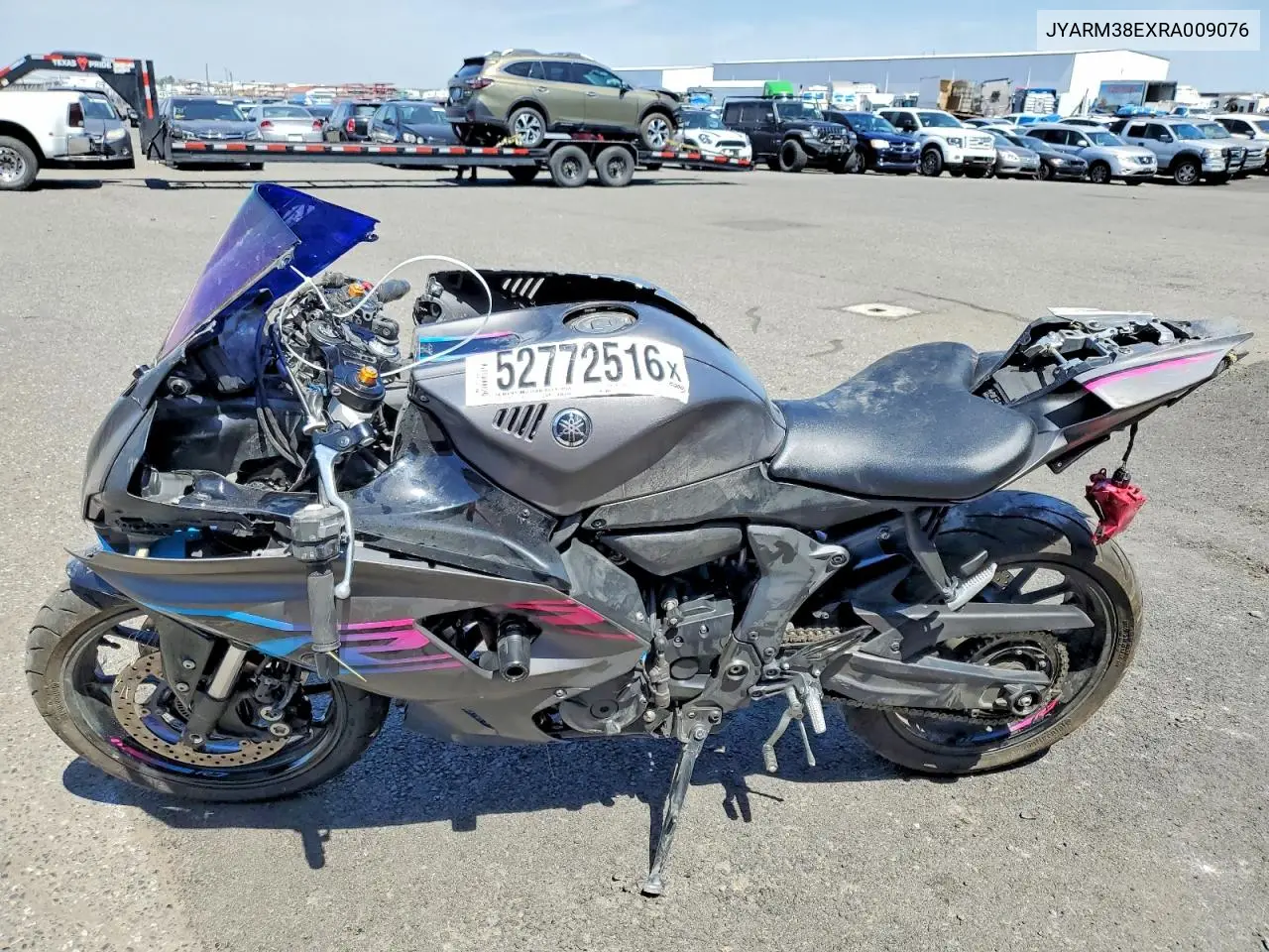 2024 Yamaha Yzfr7 VIN: JYARM38EXRA009076 Lot: 52772516