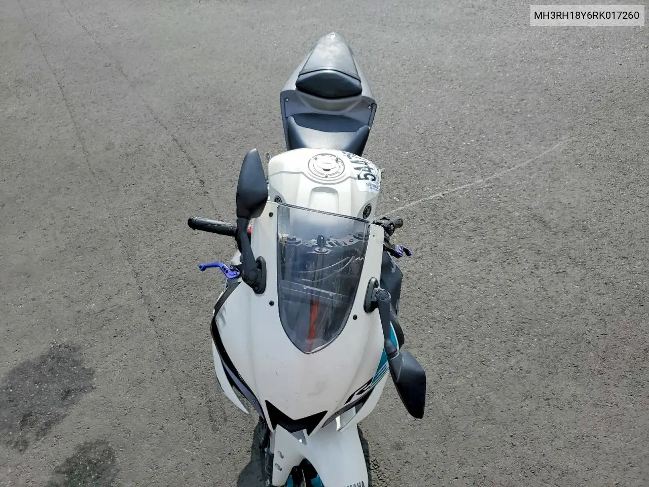 2024 Yamaha Yzfr3 A VIN: MH3RH18Y6RK017260 Lot: 54479186
