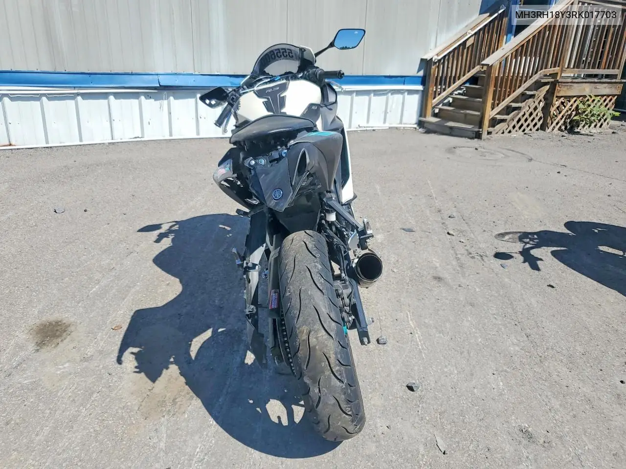 2024 Yamaha Yzfr3 A VIN: MH3RH18Y3RK017703 Lot: 55560096