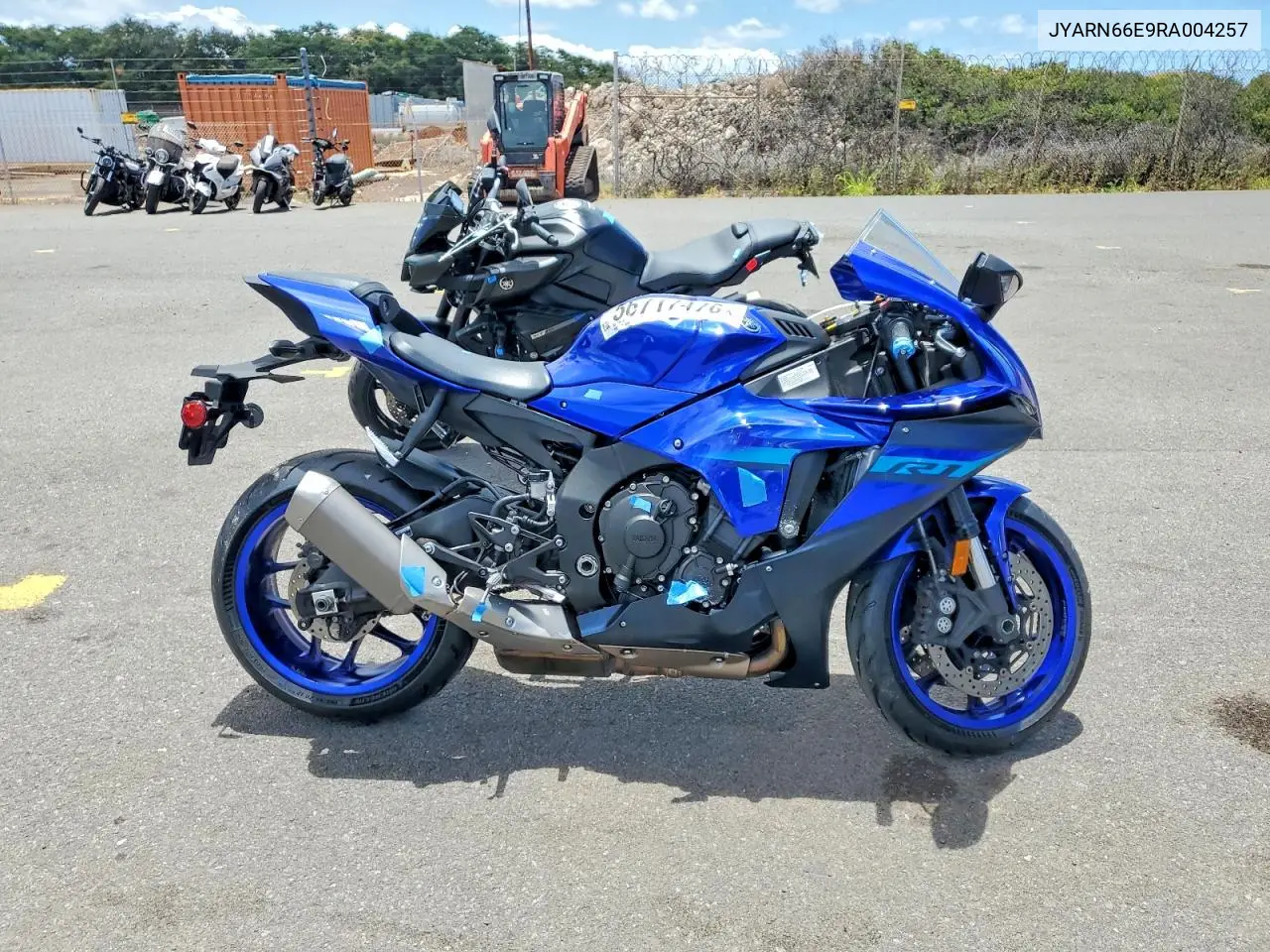 2024 Yamaha Yzfr1 VIN: JYARN66E9RA004257 Lot: 56717476