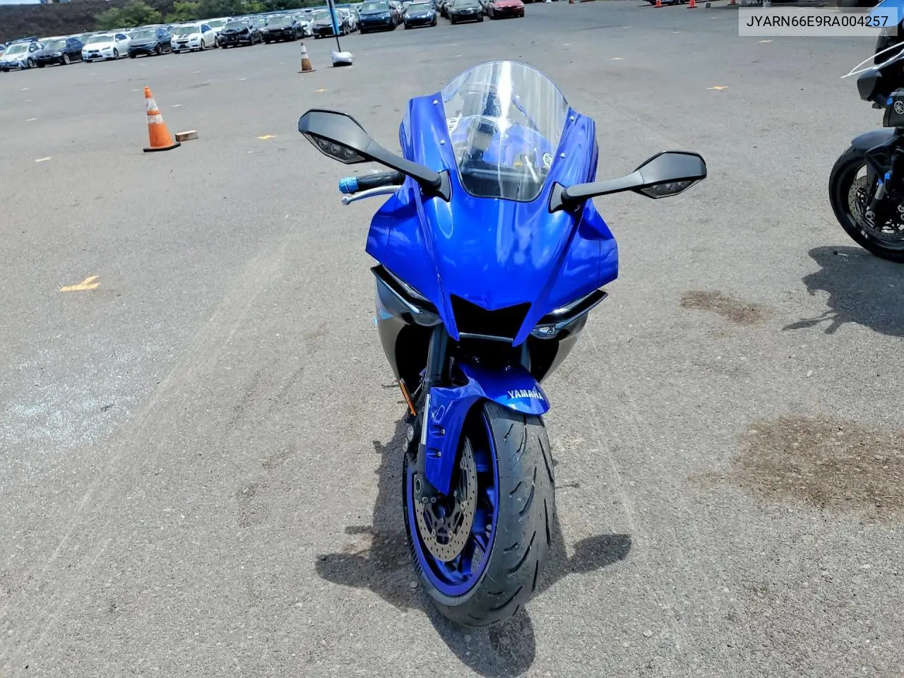 2024 Yamaha Yzfr1 VIN: JYARN66E9RA004257 Lot: 56717476