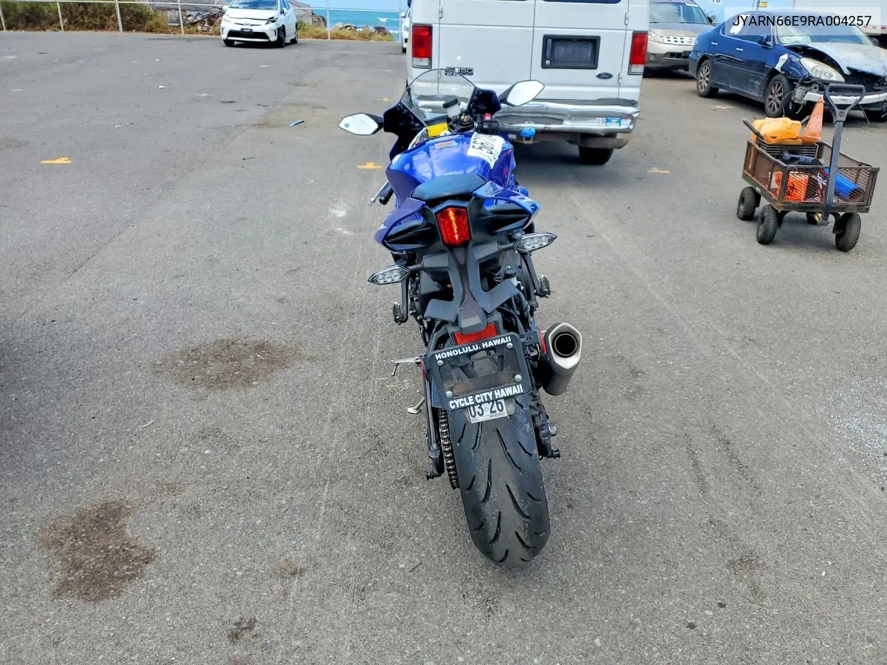 2024 Yamaha Yzfr1 VIN: JYARN66E9RA004257 Lot: 56717476