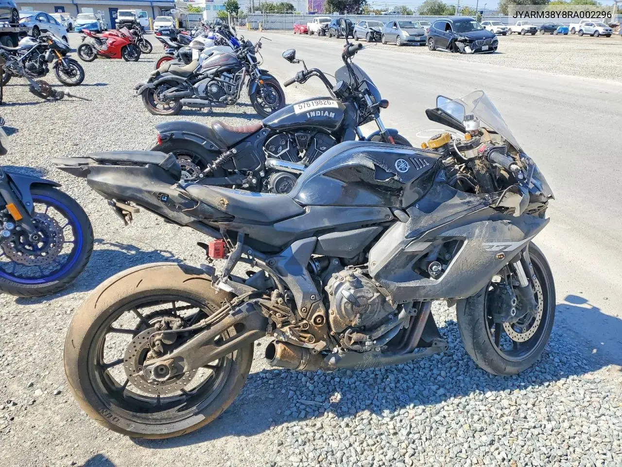 2024 Yamaha Yzfr7 VIN: JYARM38Y8RA002296 Lot: 57205906