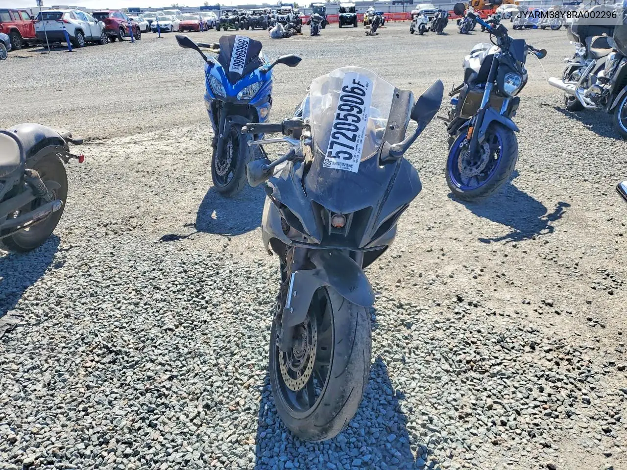 2024 Yamaha Yzfr7 VIN: JYARM38Y8RA002296 Lot: 57205906