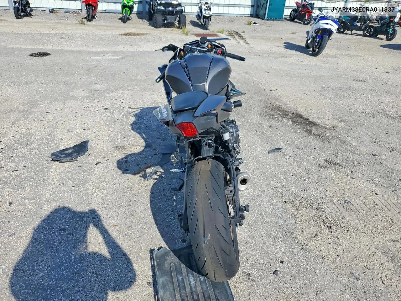 2024 Yamaha Yzfr7 VIN: JYARM38E0RA011337 Lot: 58188436