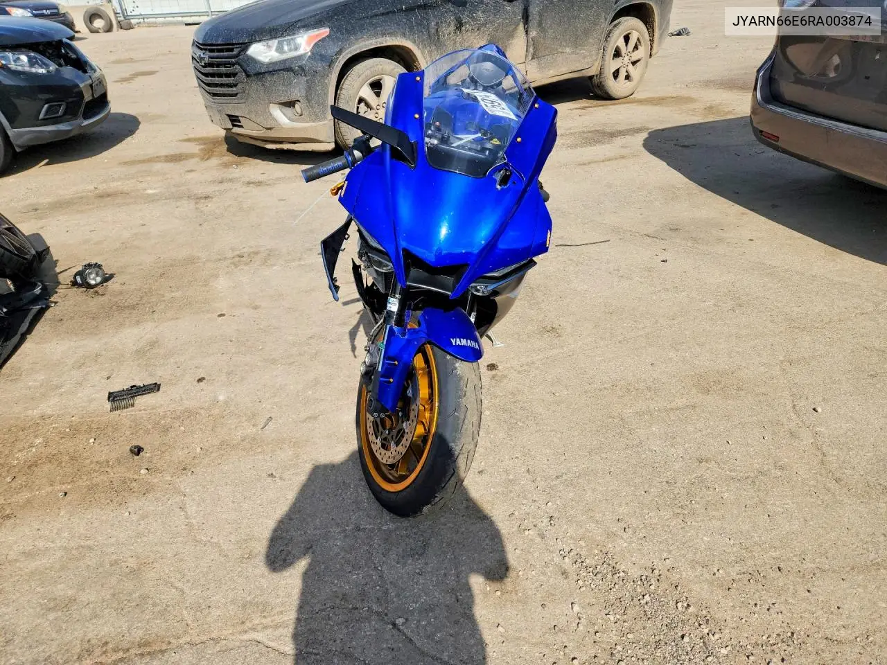 2024 Yamaha Yzfr1 VIN: JYARN66E6RA003874 Lot: 59241646