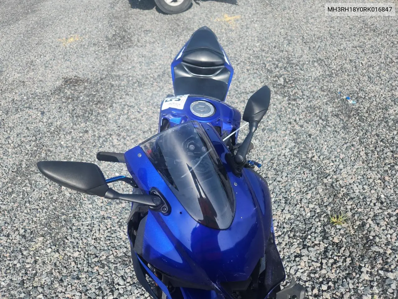 2024 Yamaha Yzfr3 A VIN: MH3RH18Y0RK016847 Lot: 59593146