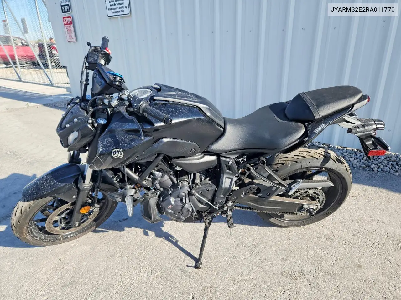 2024 Yamaha Mt07 VIN: JYARM32E2RA011770 Lot: 60609796