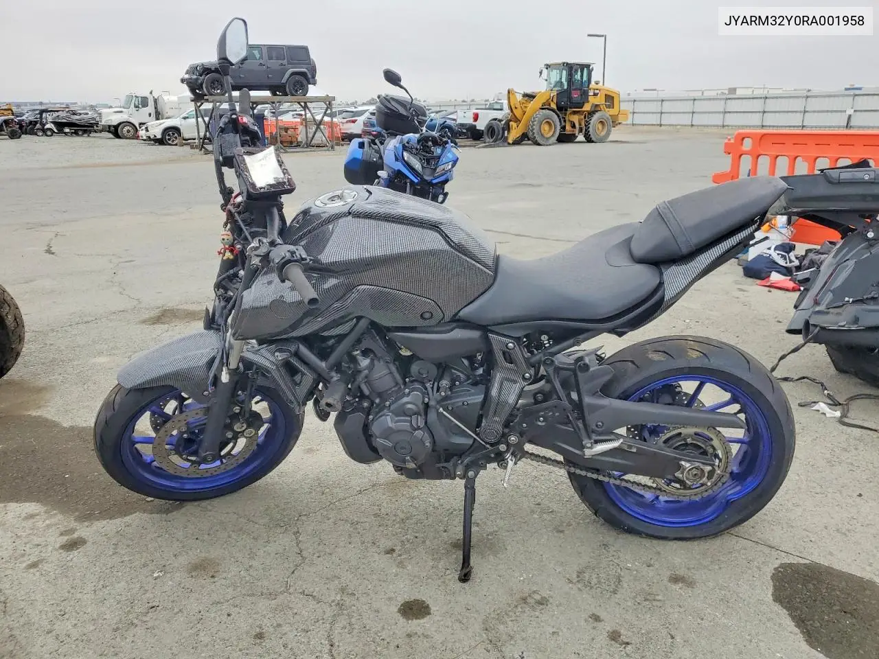 2024 Yamaha Mt07 C VIN: JYARM32Y0RA001958 Lot: 60817406
