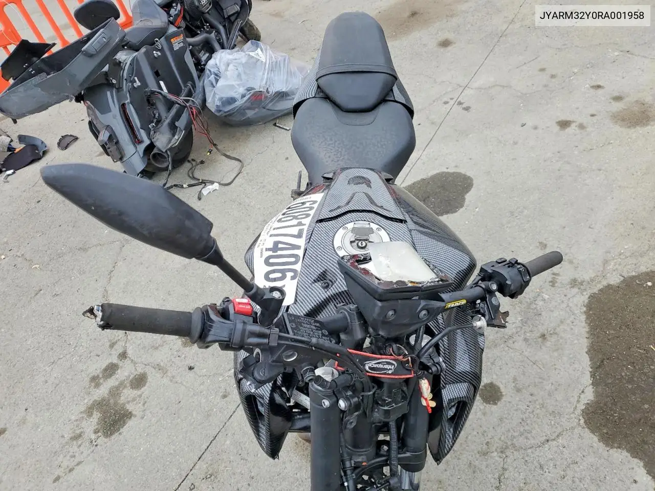2024 Yamaha Mt07 C VIN: JYARM32Y0RA001958 Lot: 60817406