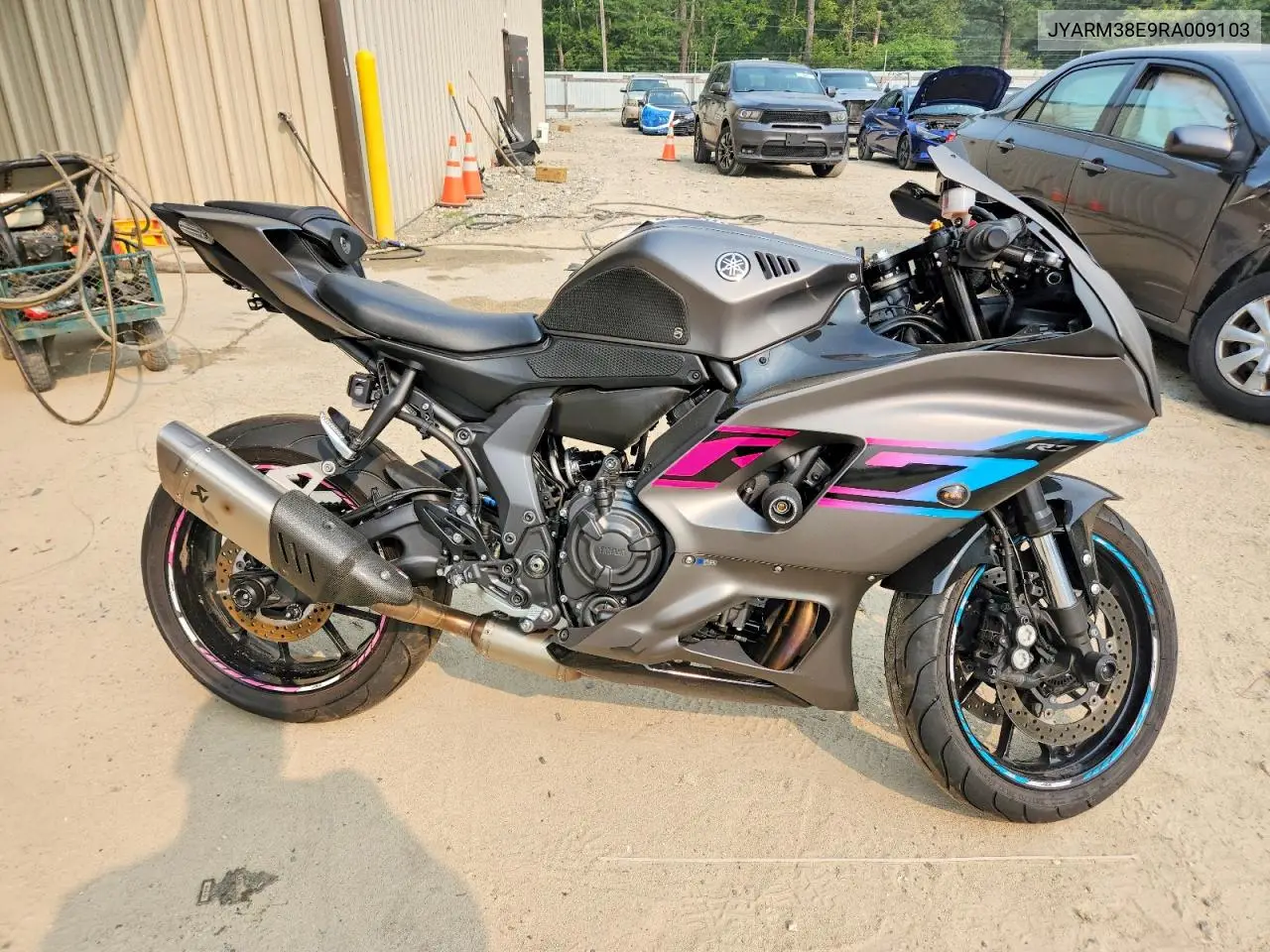 2024 Yamaha Yzfr7 VIN: JYARM38E9RA009103 Lot: 60988686