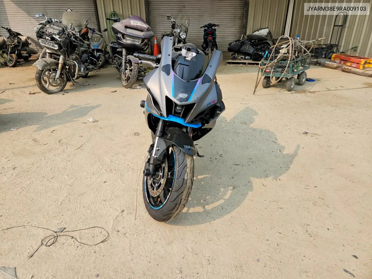 2024 Yamaha Yzfr7 VIN: JYARM38E9RA009103 Lot: 60988686
