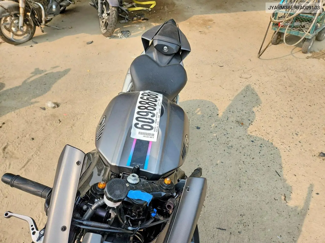 2024 Yamaha Yzfr7 VIN: JYARM38E9RA009103 Lot: 60988686