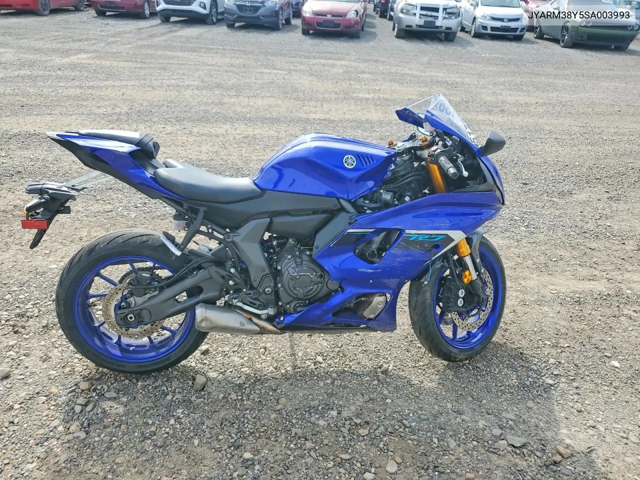2025 Yamaha Yzfr7 VIN: JYARM38Y5SA003993 Lot: 51773136
