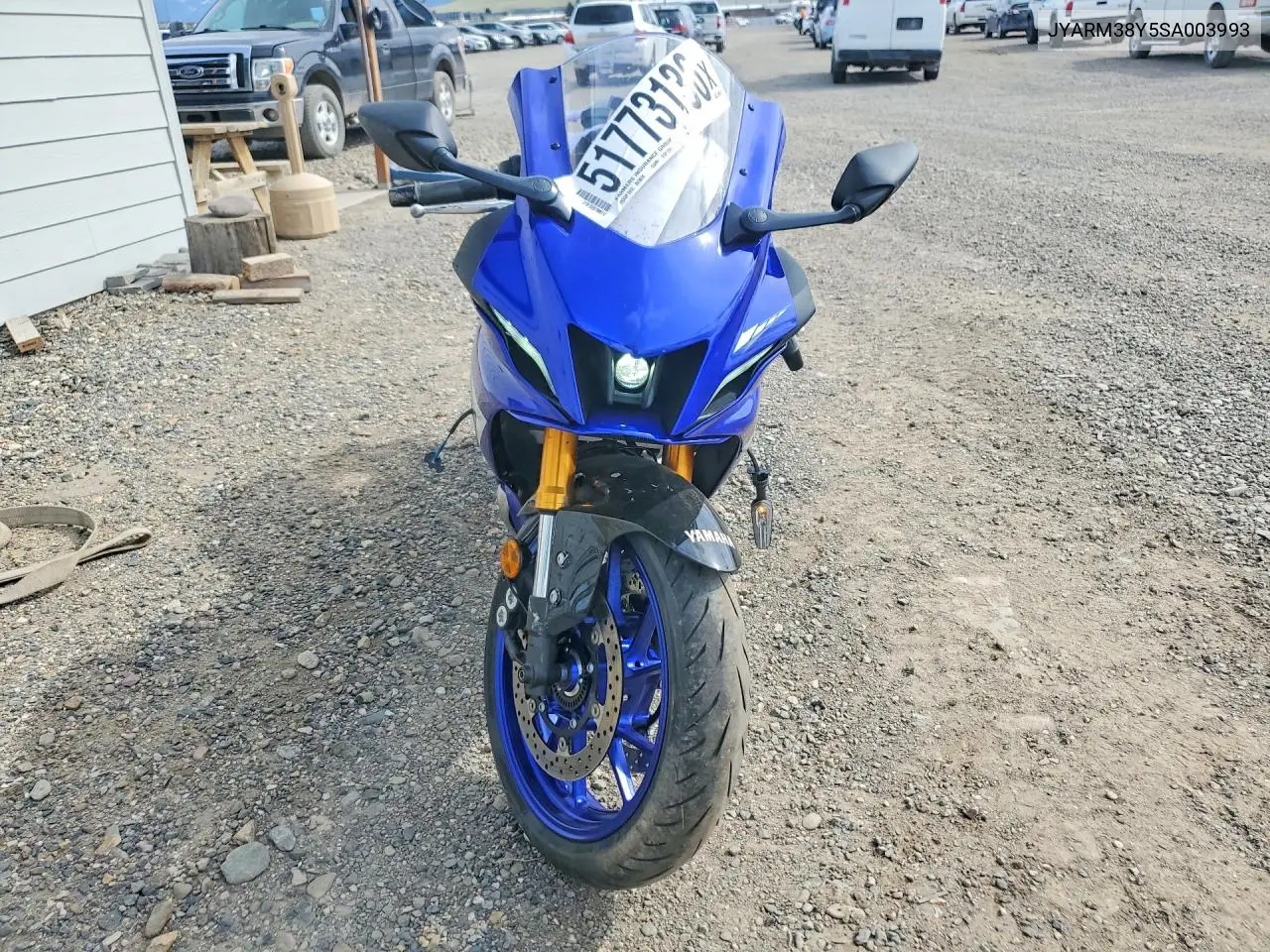 2025 Yamaha Yzfr7 VIN: JYARM38Y5SA003993 Lot: 51773136