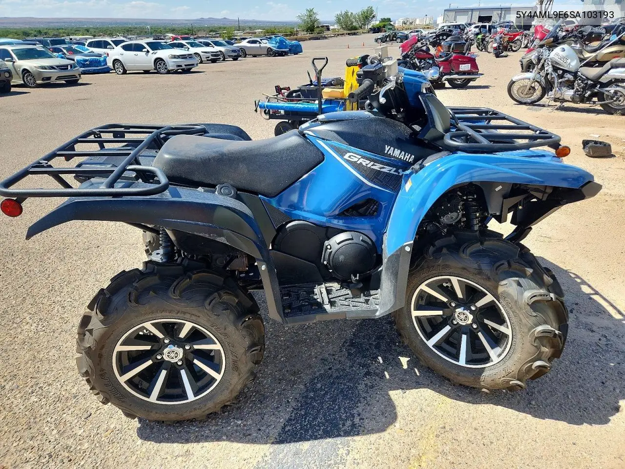 2025 Yamaha Yfm700 VIN: 5Y4AML9E6SA103193 Lot: 54883036