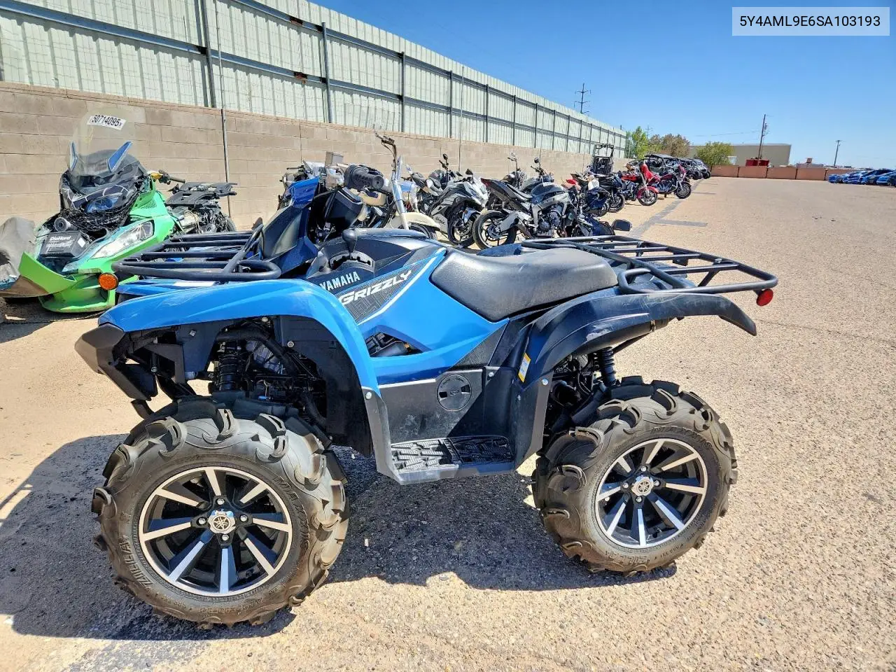 2025 Yamaha Yfm700 VIN: 5Y4AML9E6SA103193 Lot: 54883036