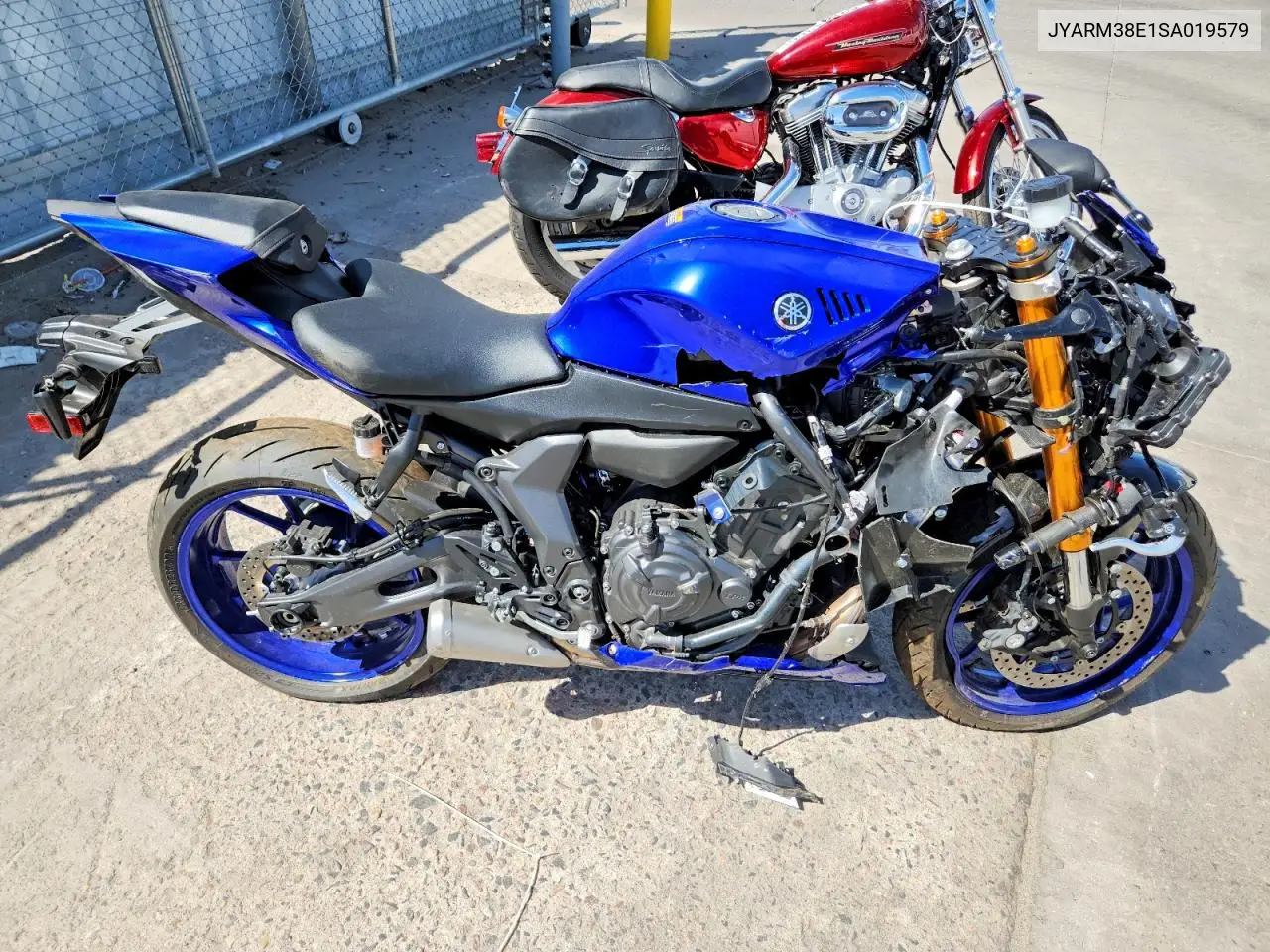 2025 Yamaha Yzfr7 VIN: JYARM38E1SA019579 Lot: 56530146
