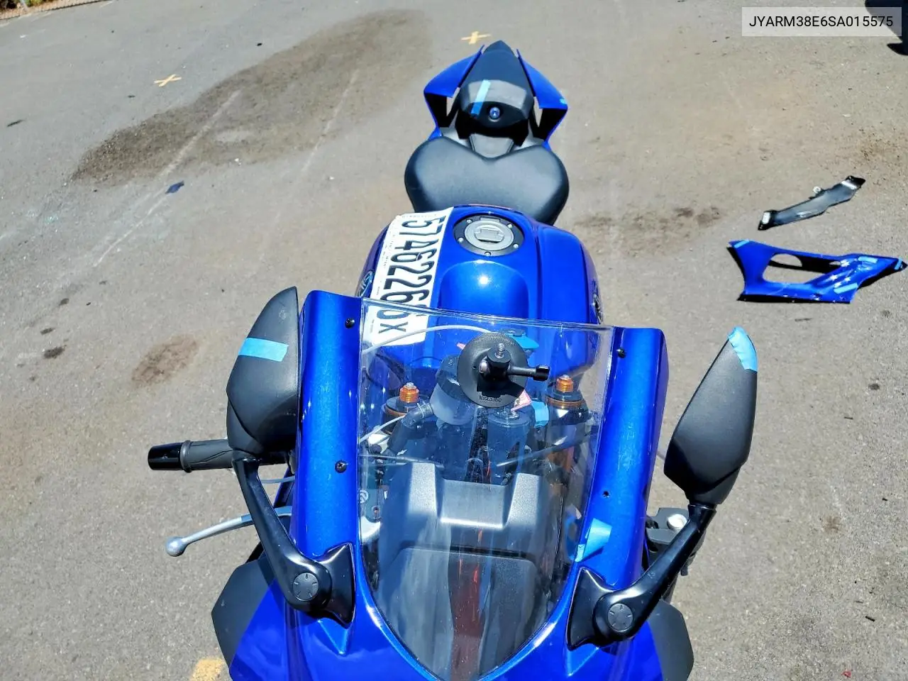 2025 Yamaha Yzfr7 VIN: JYARM38E6SA015575 Lot: 57462266