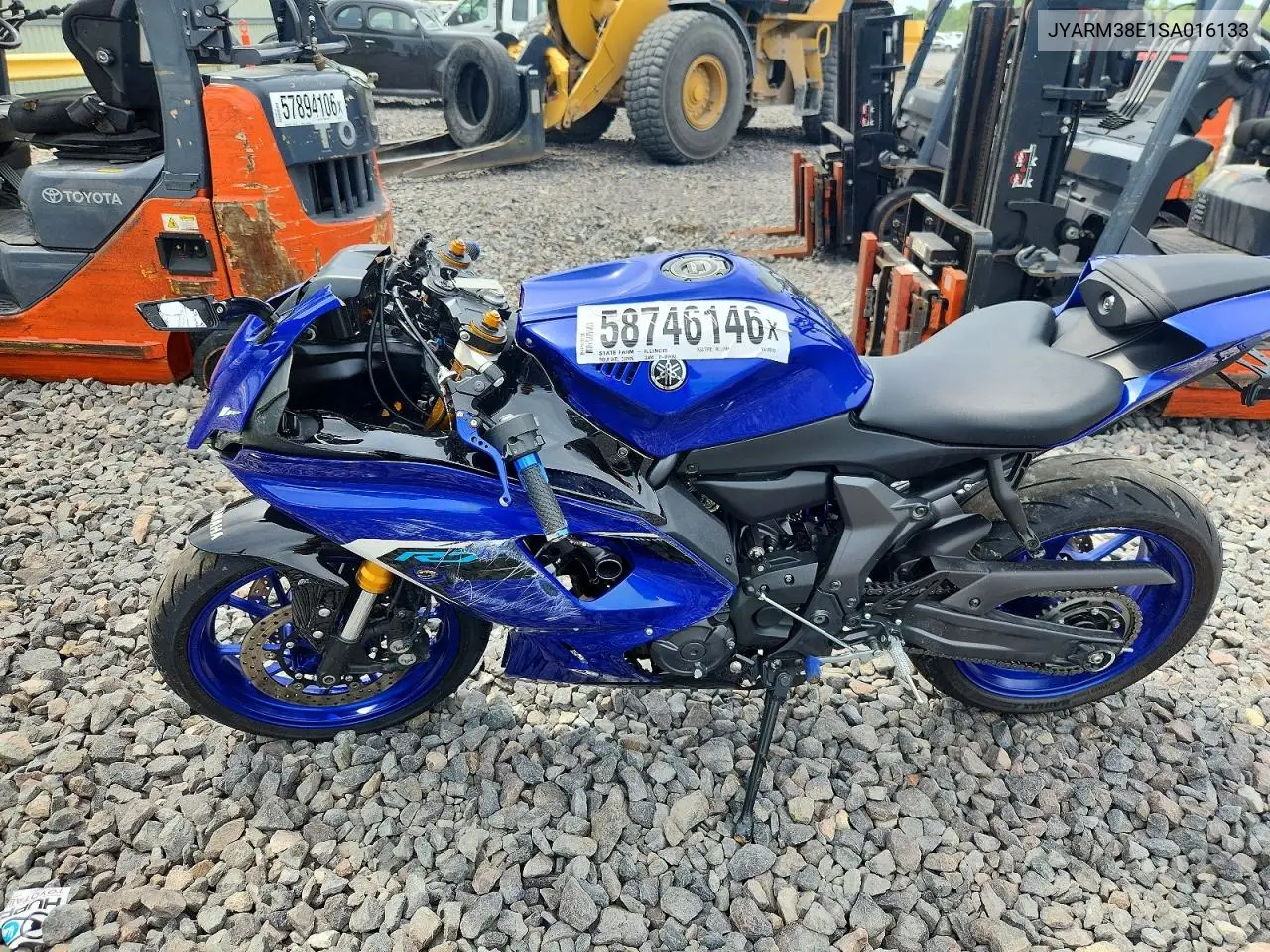 2025 Yamaha Yzfr7 VIN: JYARM38E1SA016133 Lot: 58746146