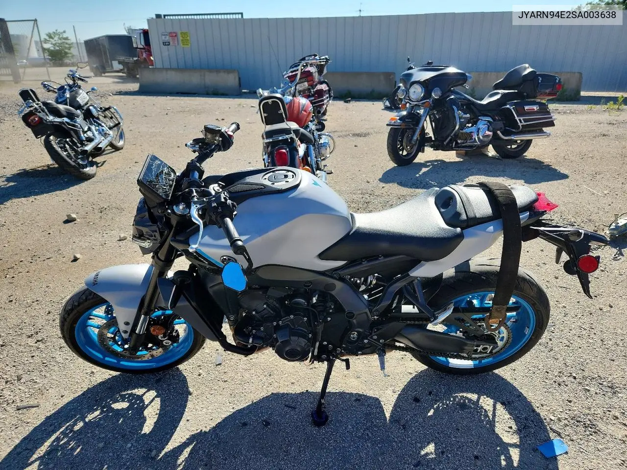 2025 Yamaha Mt09 VIN: JYARN94E2SA003638 Lot: 60146766