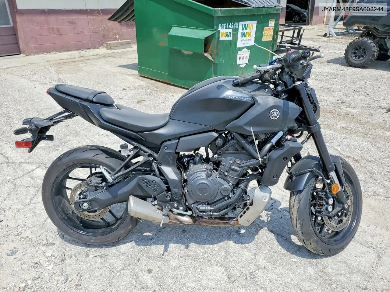 2025 Yamaha Mtn690 VIN: JYARM48E9SA002244 Lot: 60614516