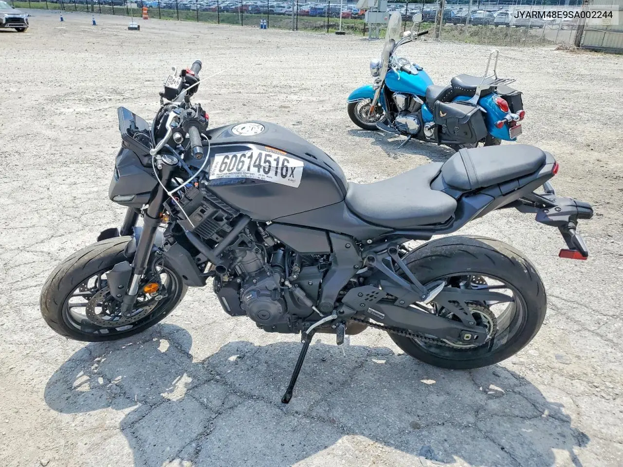 2025 Yamaha Mtn690 VIN: JYARM48E9SA002244 Lot: 60614516