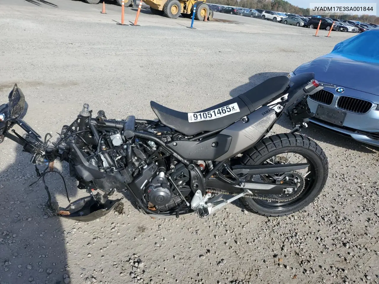 2025 Yamaha Xtz690 VIN: JYADM17E3SA001844 Lot: 91051465