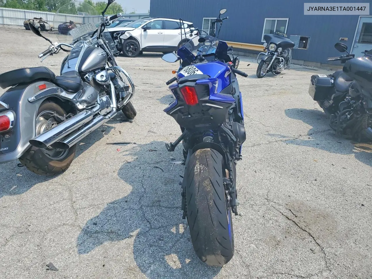 2026 Yamaha Yzf890 VIN: JYARNA3E1TA001447 Lot: 61276806