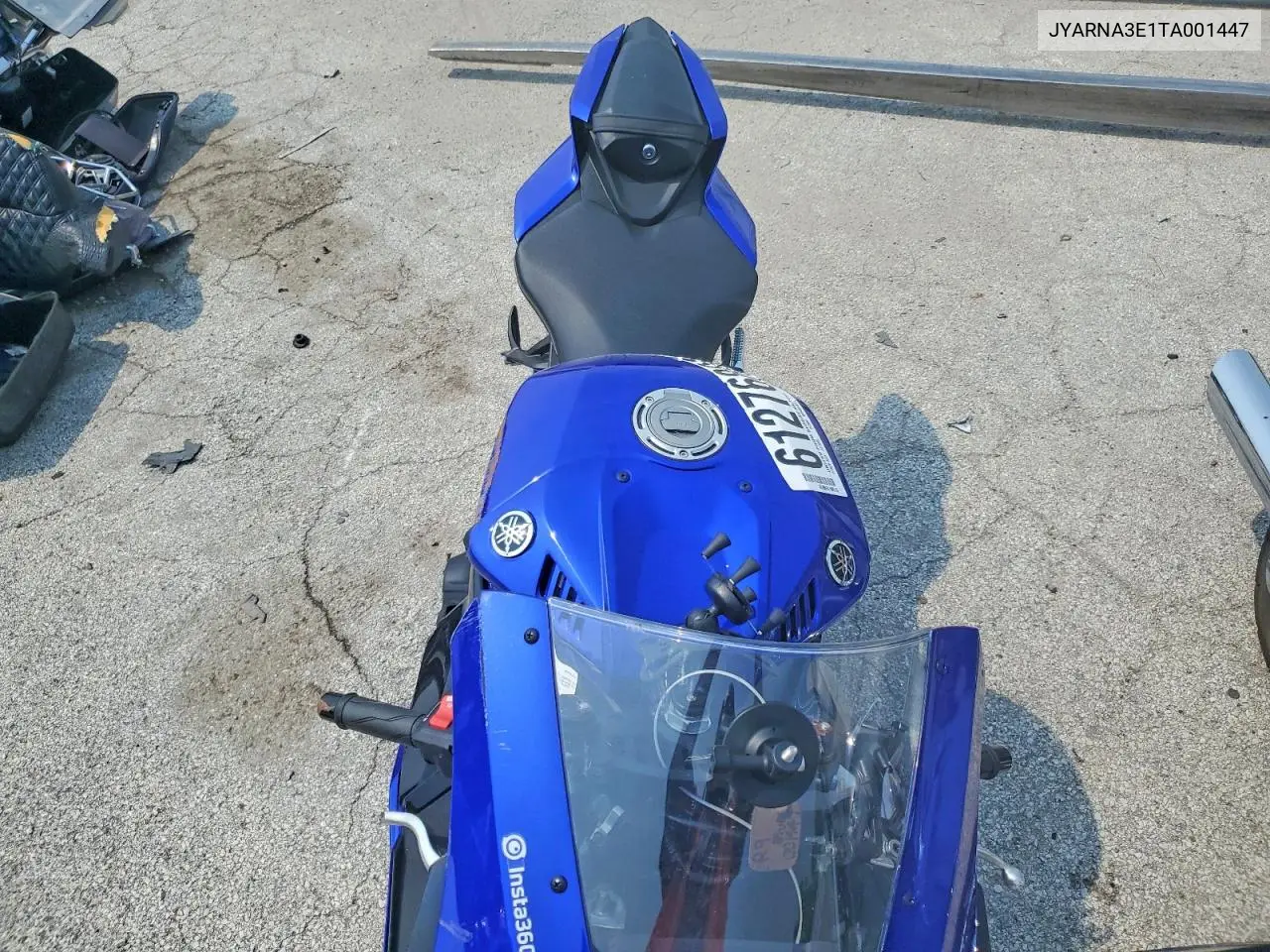 2026 Yamaha Yzf890 VIN: JYARNA3E1TA001447 Lot: 61276806