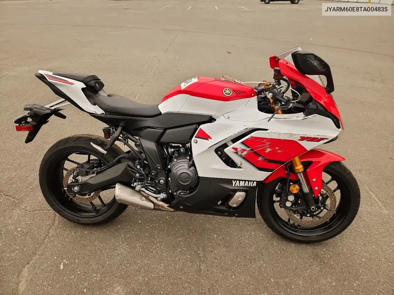 2026 Yamaha Yzf690 S VIN: JYARM60E8TA004835 Lot: 61319466