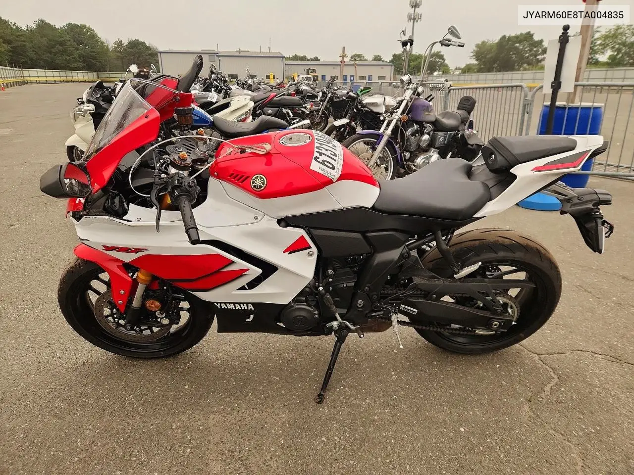 2026 Yamaha Yzf690 S VIN: JYARM60E8TA004835 Lot: 61319466