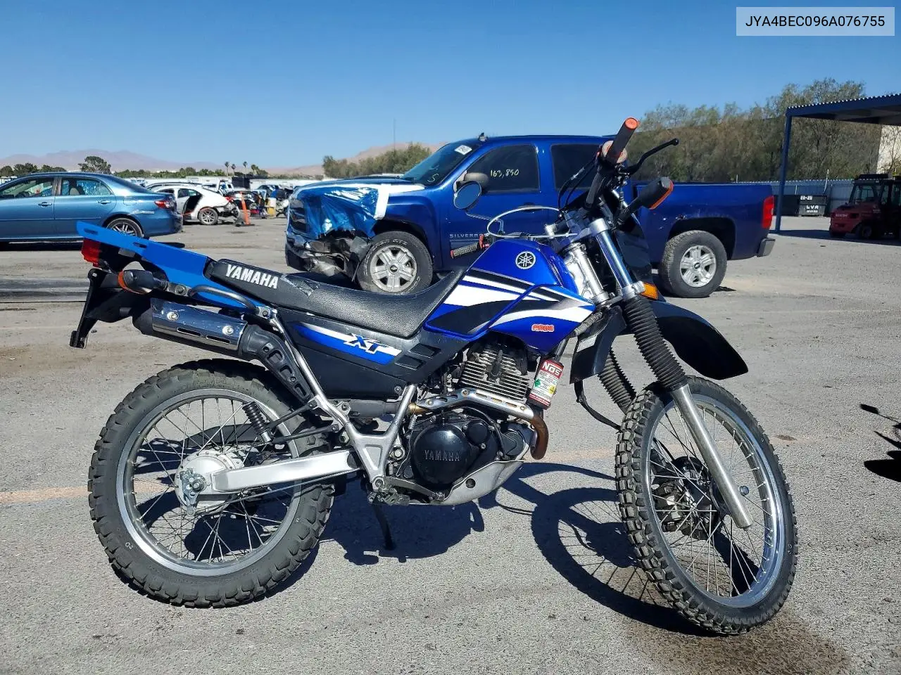 2006 Yamaha Xt225 VIN: JYA4BEC096A076755 Lot: 56788216