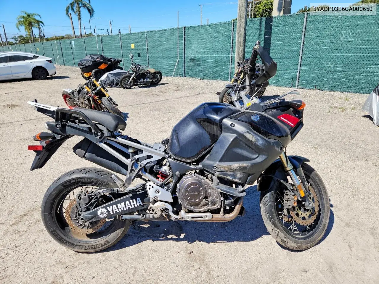 2012 Yamaha Xt1200Z VIN: JYADP03E6CA000650 Lot: 78685095