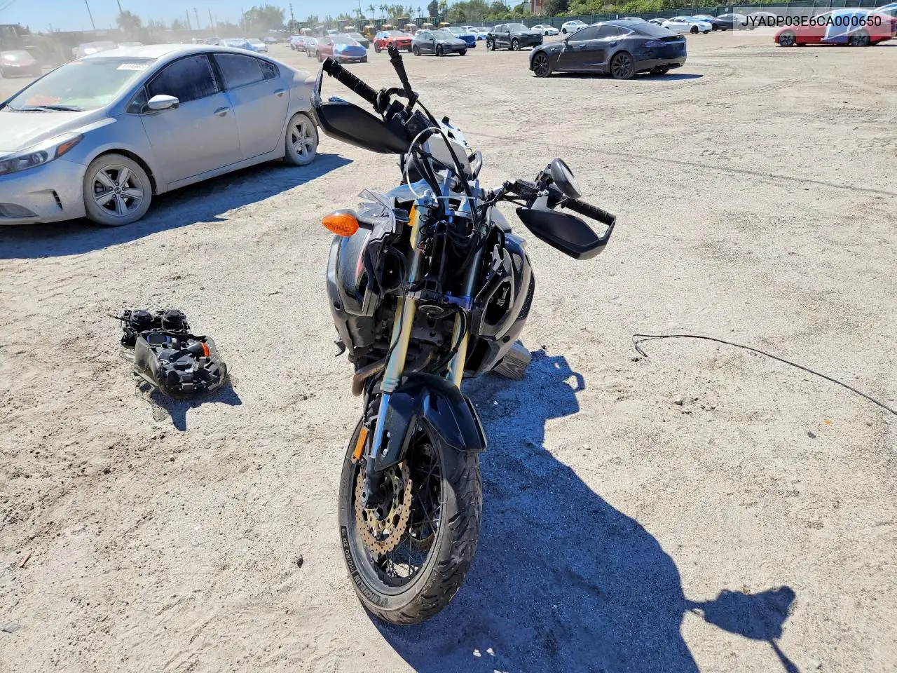 2012 Yamaha Xt1200Z VIN: JYADP03E6CA000650 Lot: 78685095