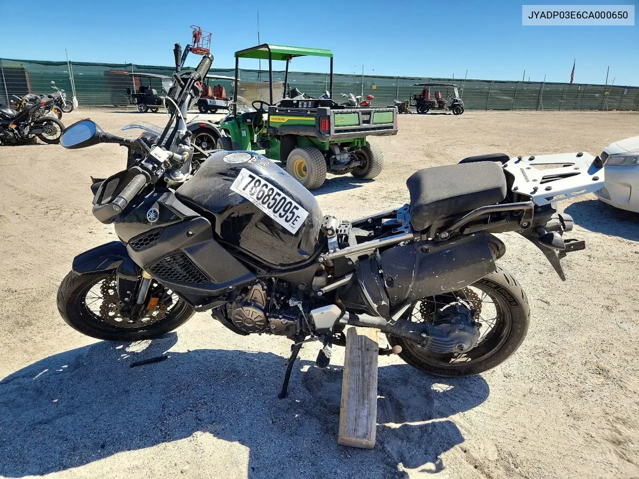 2012 Yamaha Xt1200Z VIN: JYADP03E6CA000650 Lot: 78685095