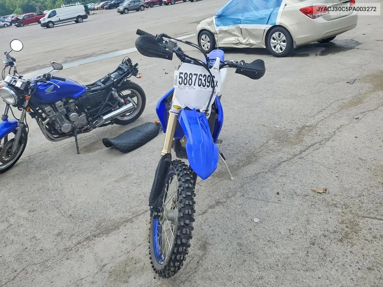 2023 Yamaha Yz450 Fx VIN: JYACJ30C5PA003272 Lot: 58876396