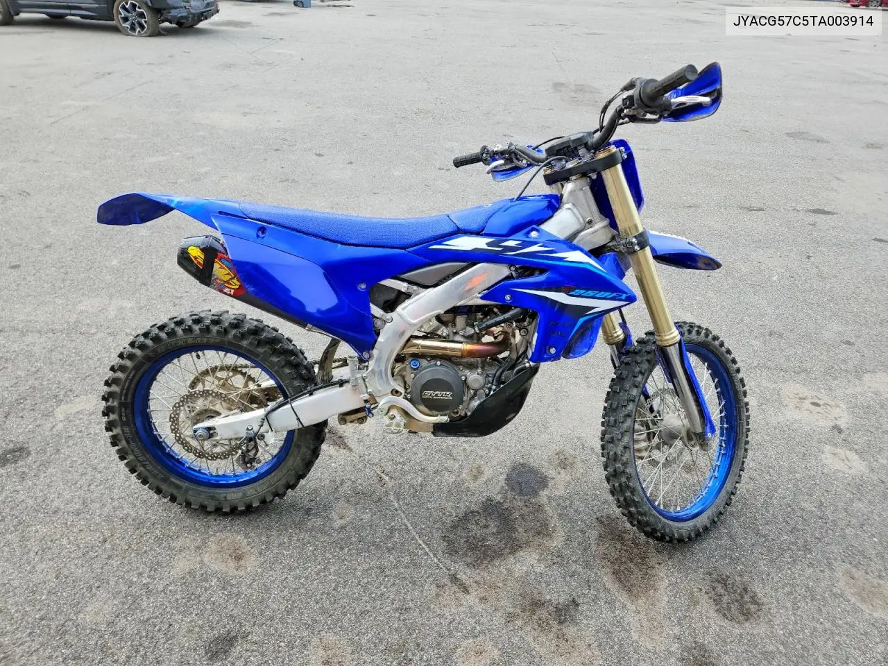2026 Yamaha Yz250 Fx VIN: JYACG57C5TA003914 Lot: 61709276